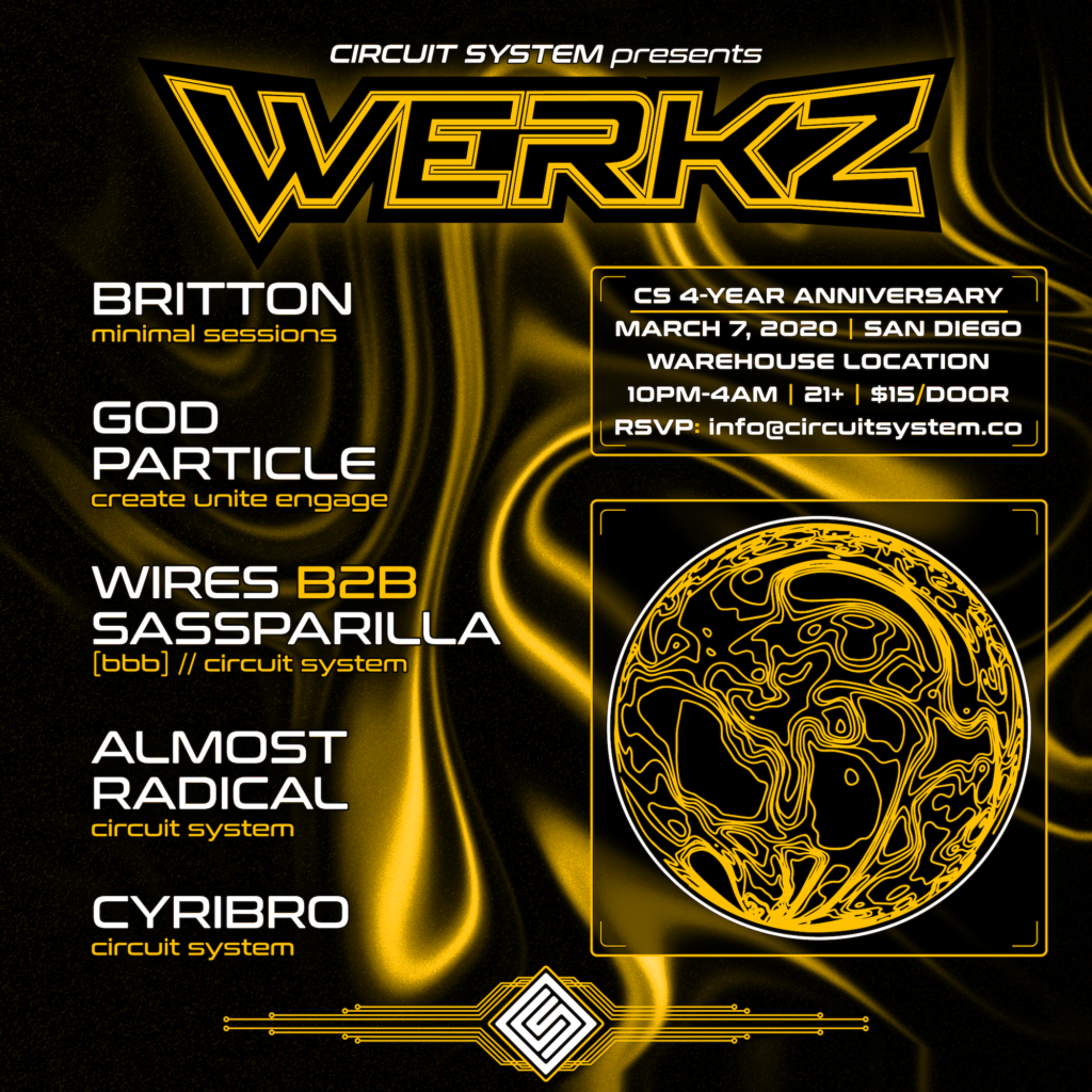 Werkz event artwork