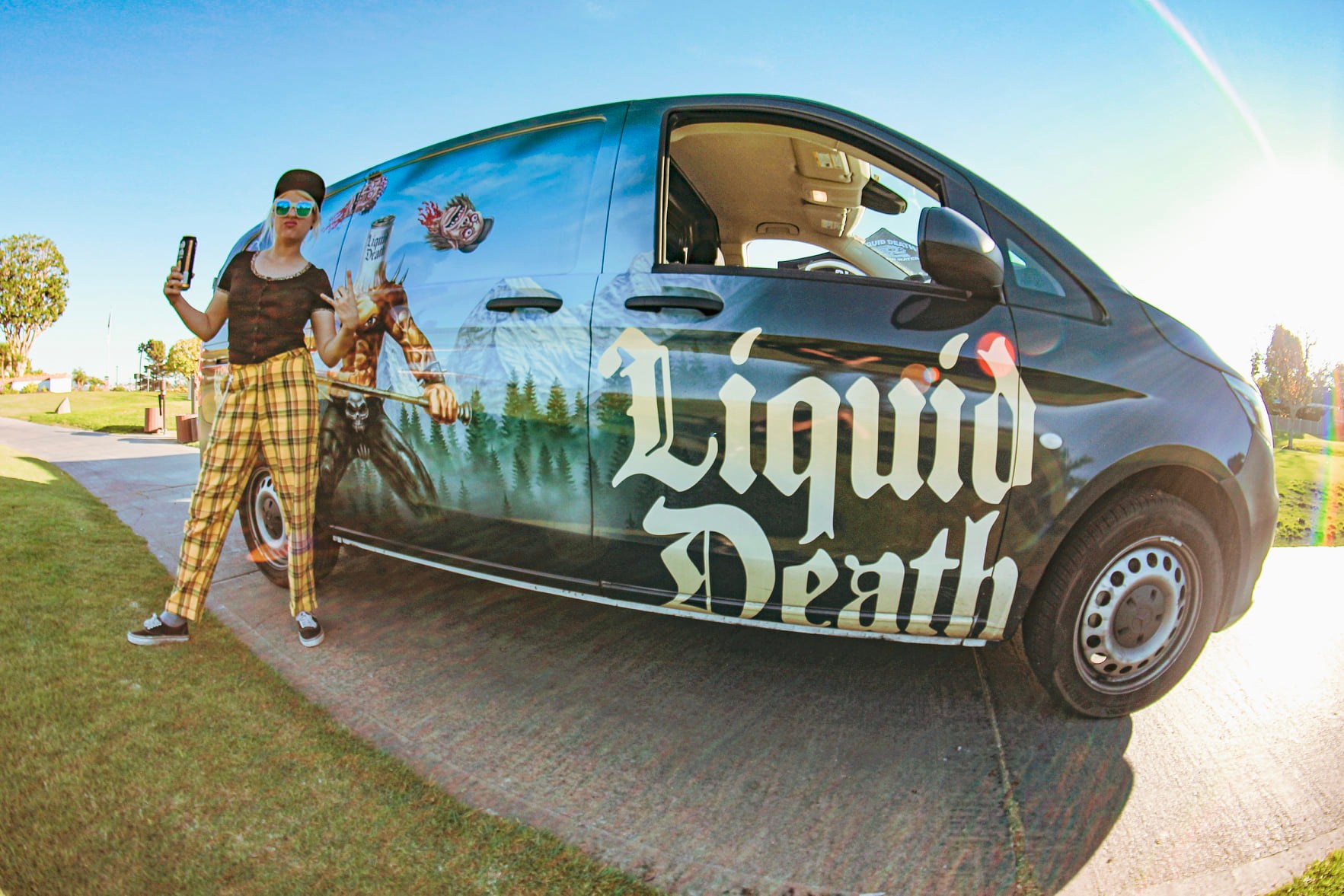 All Crew Classic Charity Golf Tournament Liquid Death Water Truck
