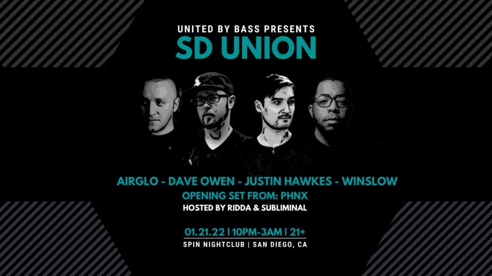 SD Union January 2022 Event Artwork