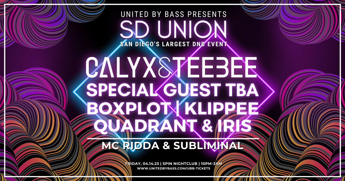 SD Union with Calyxz & Tebee, Boxplot, Klippee, Quadrant & Iris alongside a very special artwork
