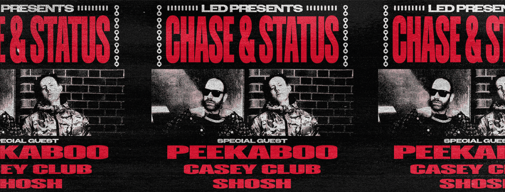 Graphic with Chase & Status headshots andf title: Chase & Status